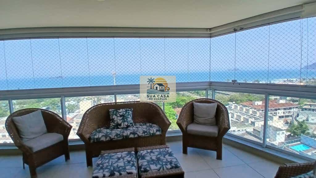 Apartamento à Venda 4 Quartos (2 Suítes) 158m² | Vista Mar | Varanda Gourmet | Varandas di Fiori | Praia da Enseada, Guarujá