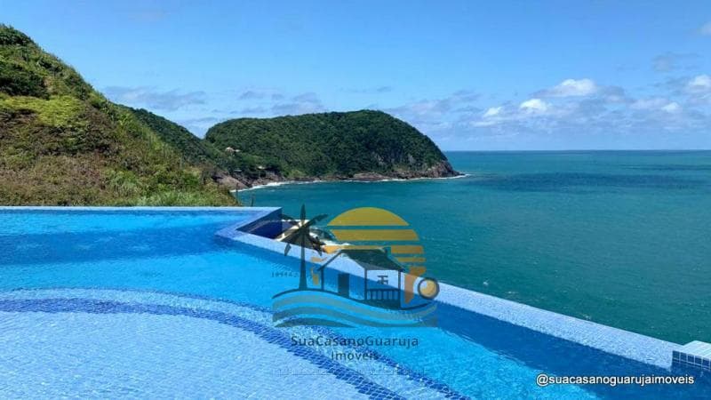 Apartamento de Luxo com Vista Mar no Penhasco das Tartarugas, Enseada - Guarujá | 2 Suítes, Lazer Completo e 2 Vagas