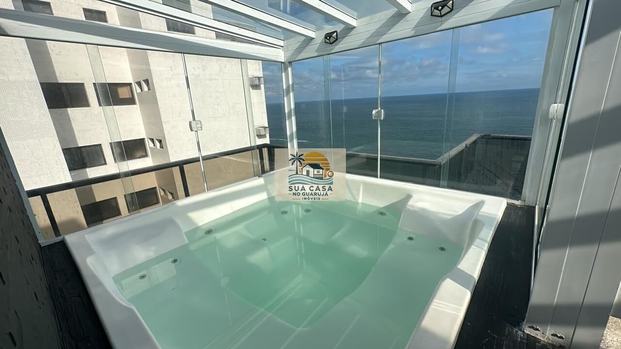 Costão das Tartarugas - Cobertura Duplex no Costão das Tartarugas Guarujá com Vista Mar, Piscina Privativa e 3 Dormitórios