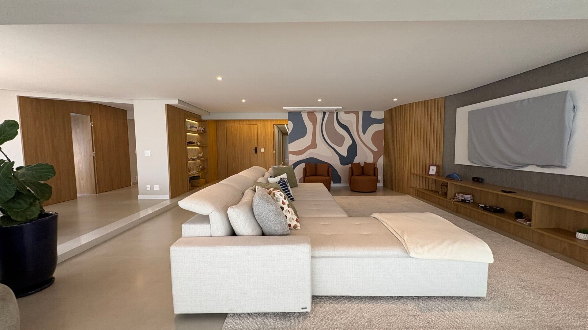 APARTAMENTO ALTO PADRÃO EXCLUSIVO | 5 SUÍTES VISTA MAR | ANDAR ALTO | CONDOMÍNIO TORTUGAS GUARUJÁ | 224M² REFORMADO