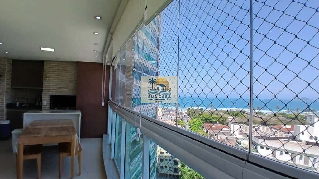 Apartamento à Venda 3 Quartos (1 Suítes) 94m² | Vista Mar | Varanda Gourmet | Varandas di Fiori | Praia da Enseada, Guarujá