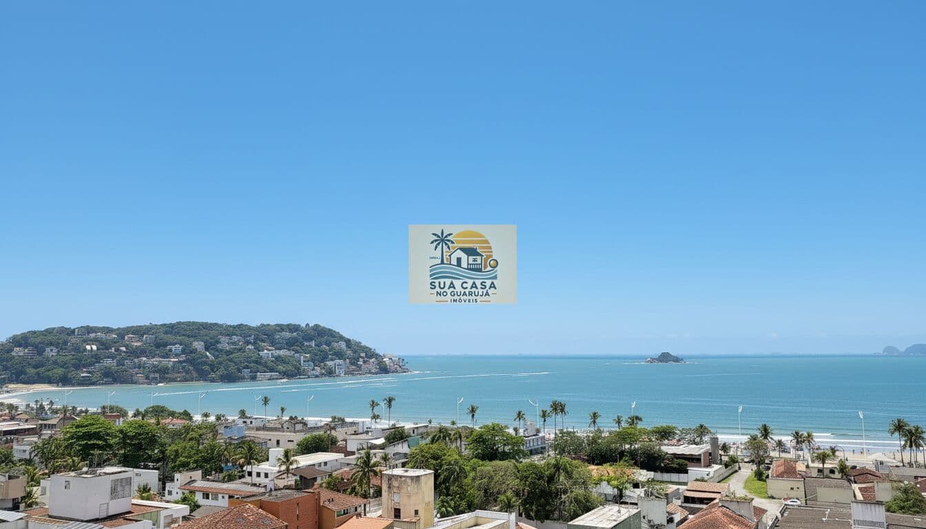 Cobertura Duplex Mobiliada à Venda na Praia da Enseada – Tortuga | Guarujá | 200m² com Vista Mar