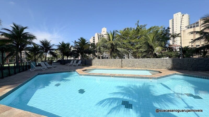 Apartamento na Enseada Guarujá | Pronto p/ Airbnb | Alta Demanda | 2 Dorms | Lazer Completo