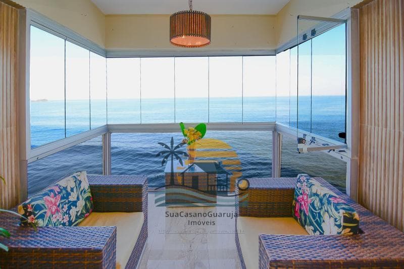 Apartamento venda 3 dormitorios 1 suite 120m² 1 vaga Reformado Vista Mar Pitangueiras - Guarujá