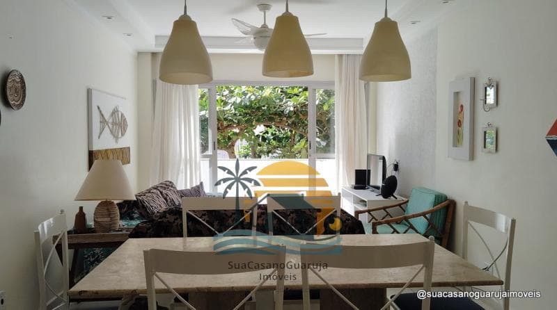 Apartamento Mobiliado à Venda a 100m da Praia da Enseada – Região Tortugas | Guarujá