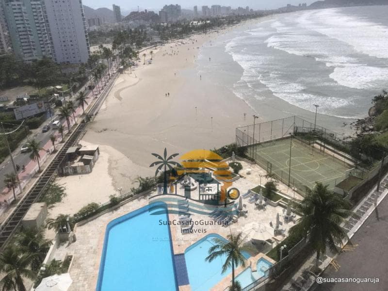 Apartamento de Frente para o Mar no Guarujá | 3 Quartos, Lazer Clube, Praia das Pitangueiras | Edifício Barra Mar