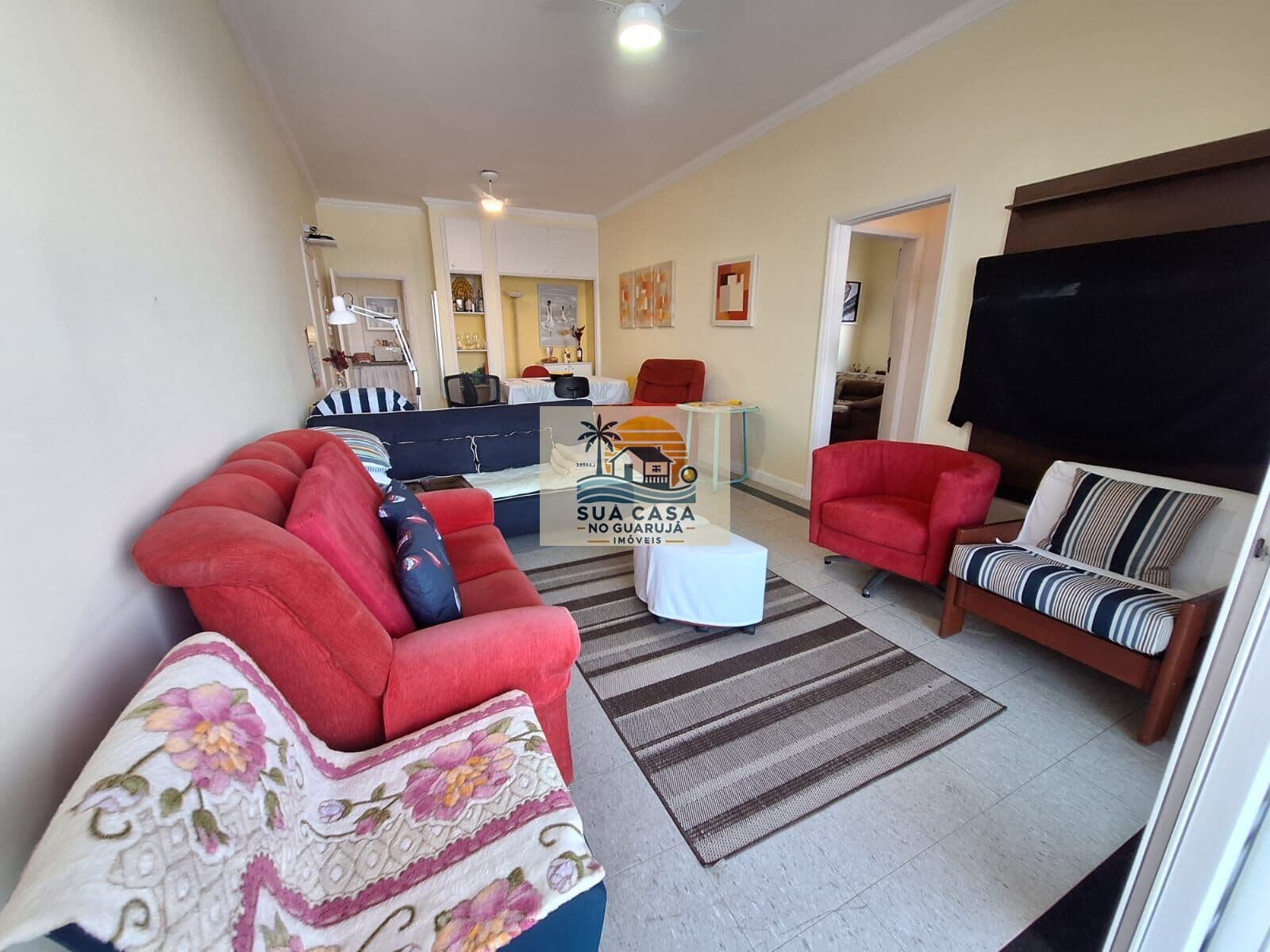 Apartamento frente mar 3 dormitorios Pitangueiras Guaruja