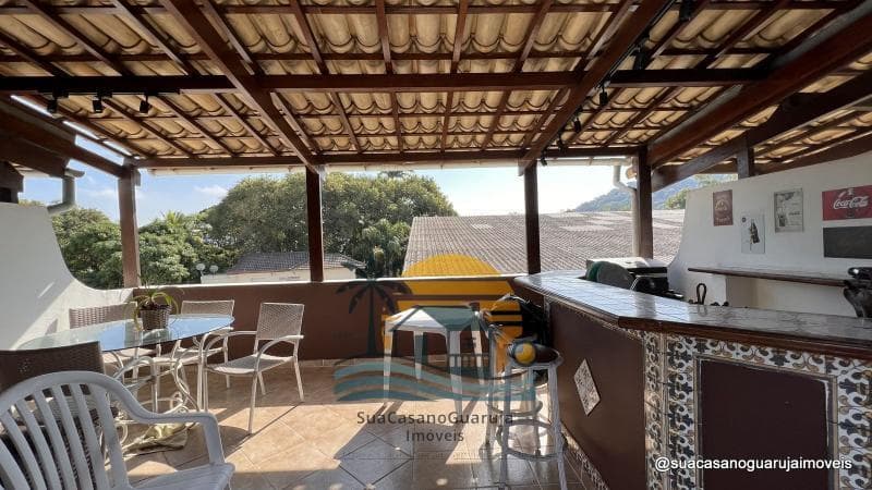 CASA LUXO FRENTE MAR GUARUJÁ | COSTA DO MAR | 4 DORMS | 3 VAGAS | SERVIÇO DE PRAIA